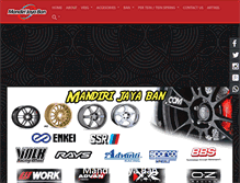 Tablet Screenshot of mandirijayaban.com